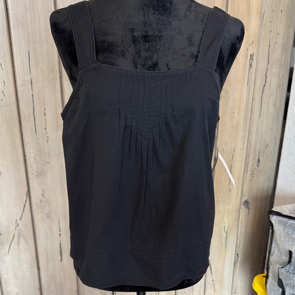 Melrose and Market Tops - Melrose and Market Black Pintuck Square-Neck Camisole